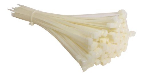 White cable ties - white, natural