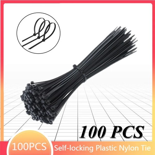 Black cable ties zip - cable,
