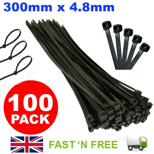 100 black cable - 300mm, x