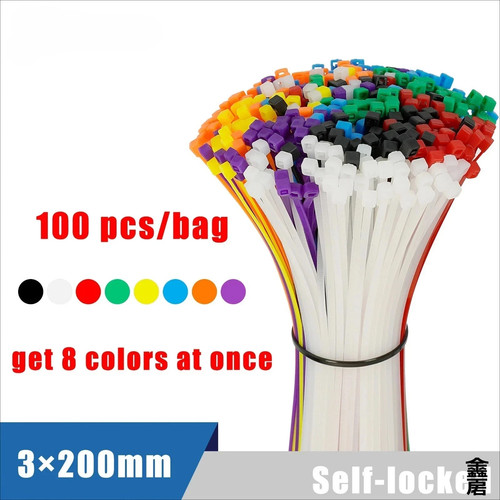 100pcs cable ties 200mm - ties,