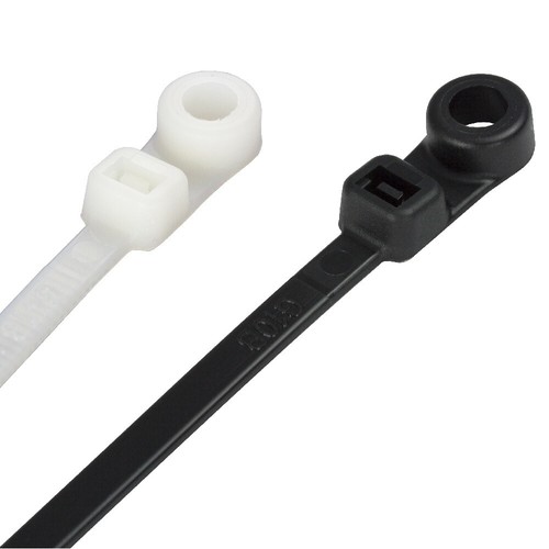 Screw mount cable ties nylon - screw,