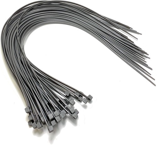 Grey nylon cable - cable, ties