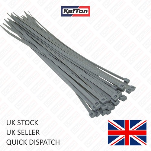 Silver grey cable ties all - silver, ties.