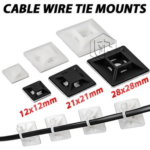 Cable tie base mounts - tie,