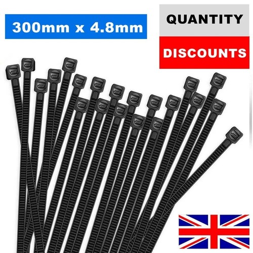 300mm 8mm cable ties - x, 4.8mm