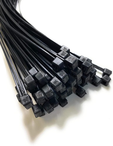 Black heavy duty nylon - black, cable