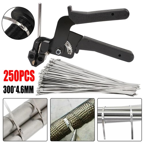 Stainless steel cable tie gun - steel,