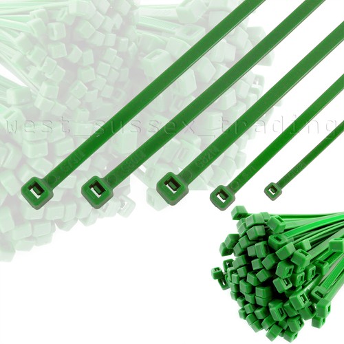 Green cable ties small - cable,