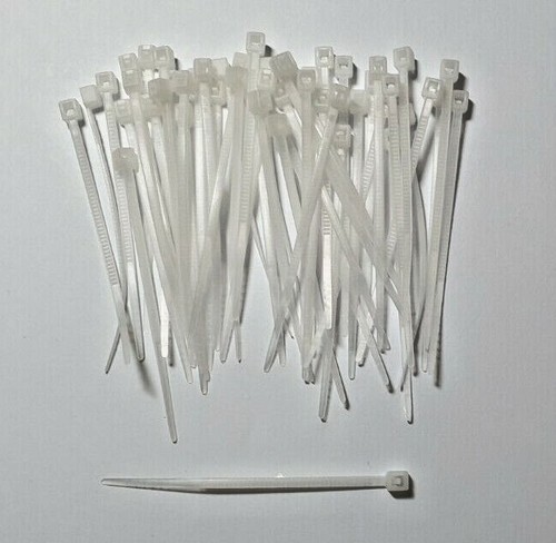 Mini cable ties white 50 - -,
