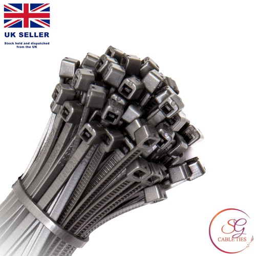 Grey silver cable ties small - ties,,