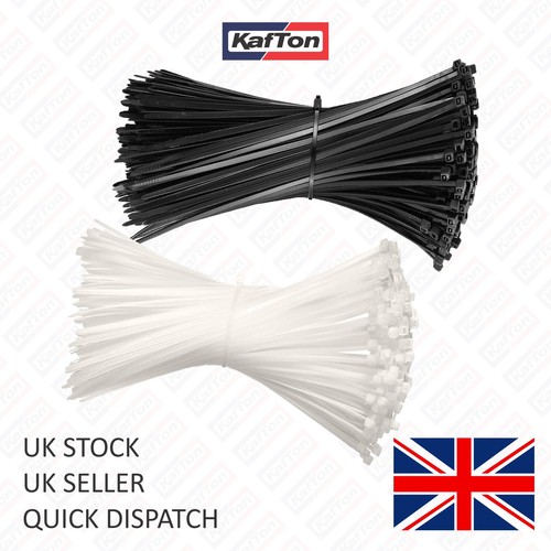 Cable ties black white - cable,